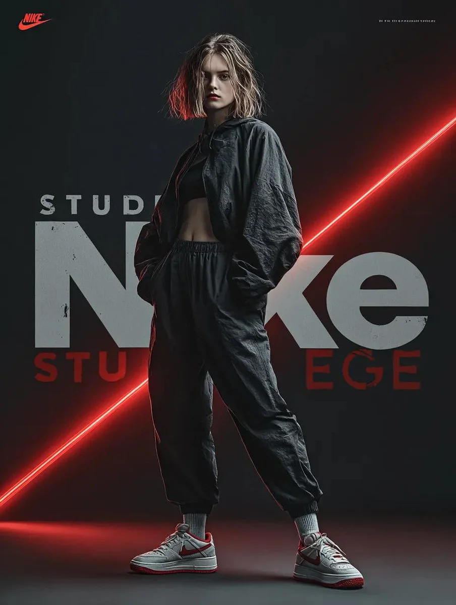Neon sportswear campaign by K