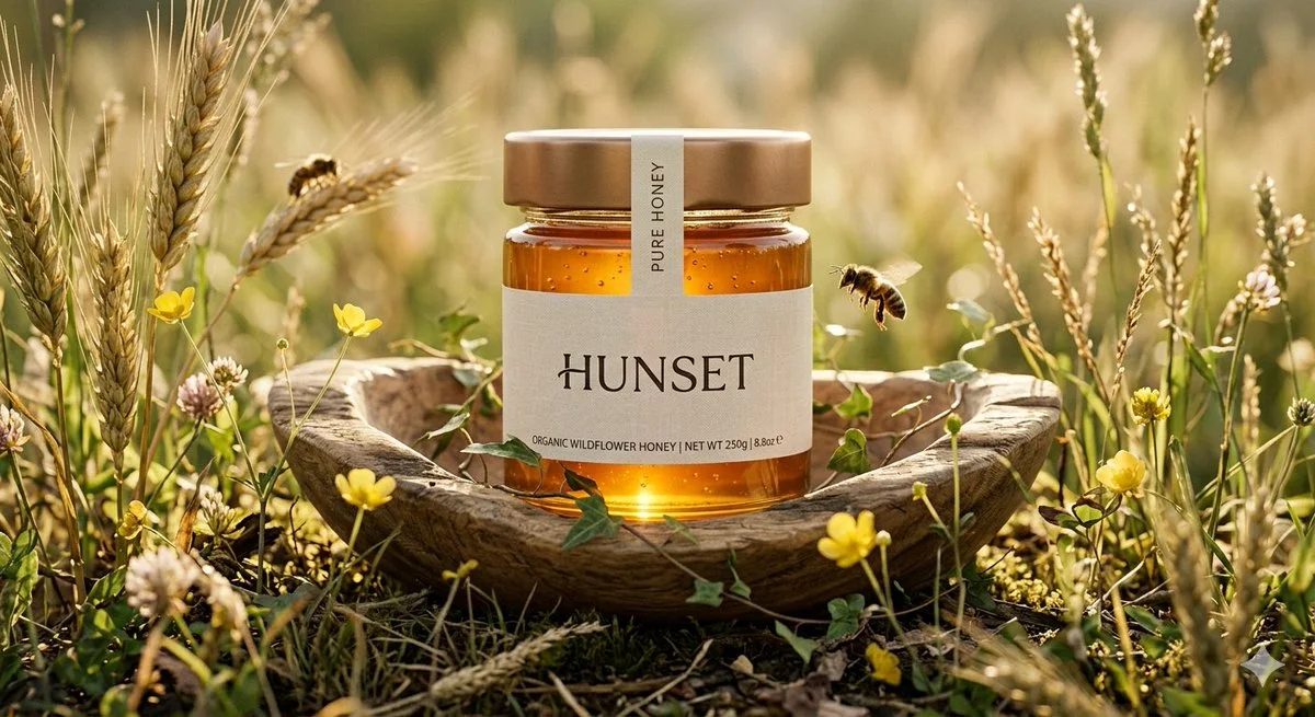 Honey jar meadow shot by Sharon Riley